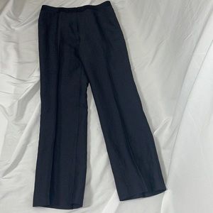 lafayette 148 women Gray wall flat front straight leg trouser pants